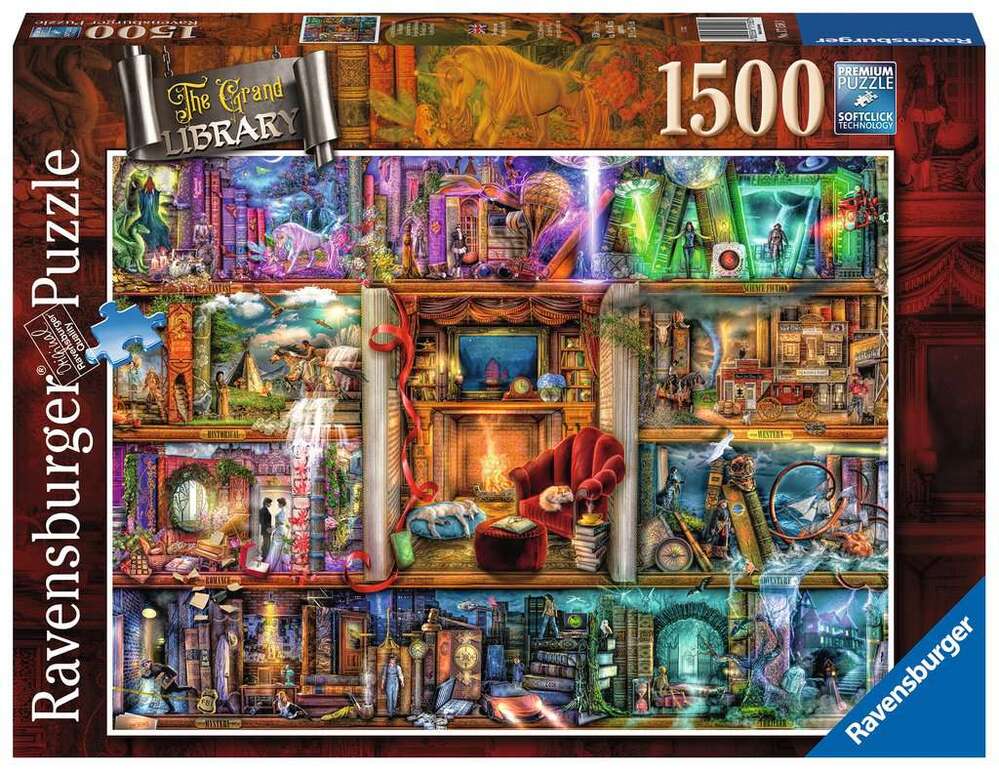 Ravensburger Puzzle 1500pc - The Grand Library