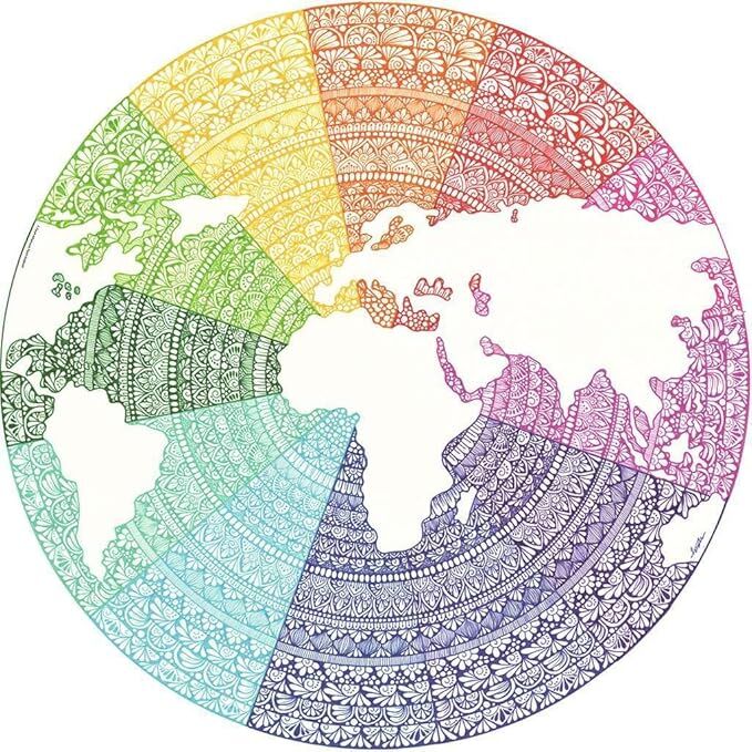 Ravensburger Puzzle 500pc - Circle of Colours Mandala