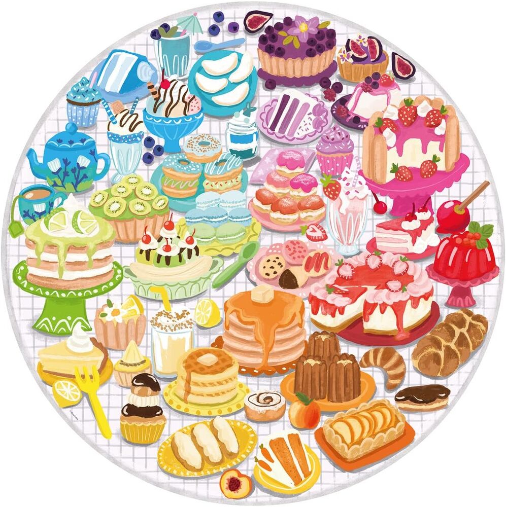 Ravensburger Puzzle 500pc - Circle of Colours Desserts