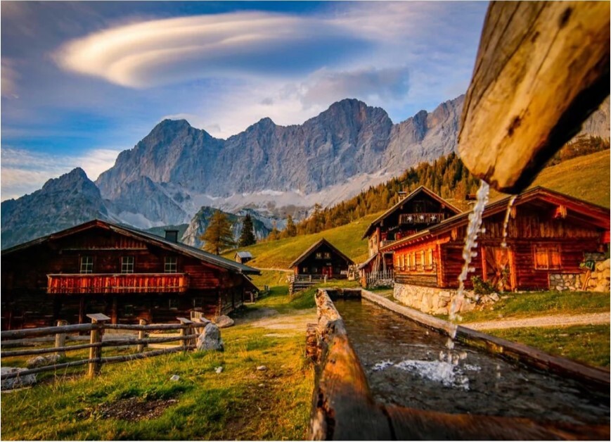 Ravensburger Puzzle 1000pc - Neustattalm Am Dachstein