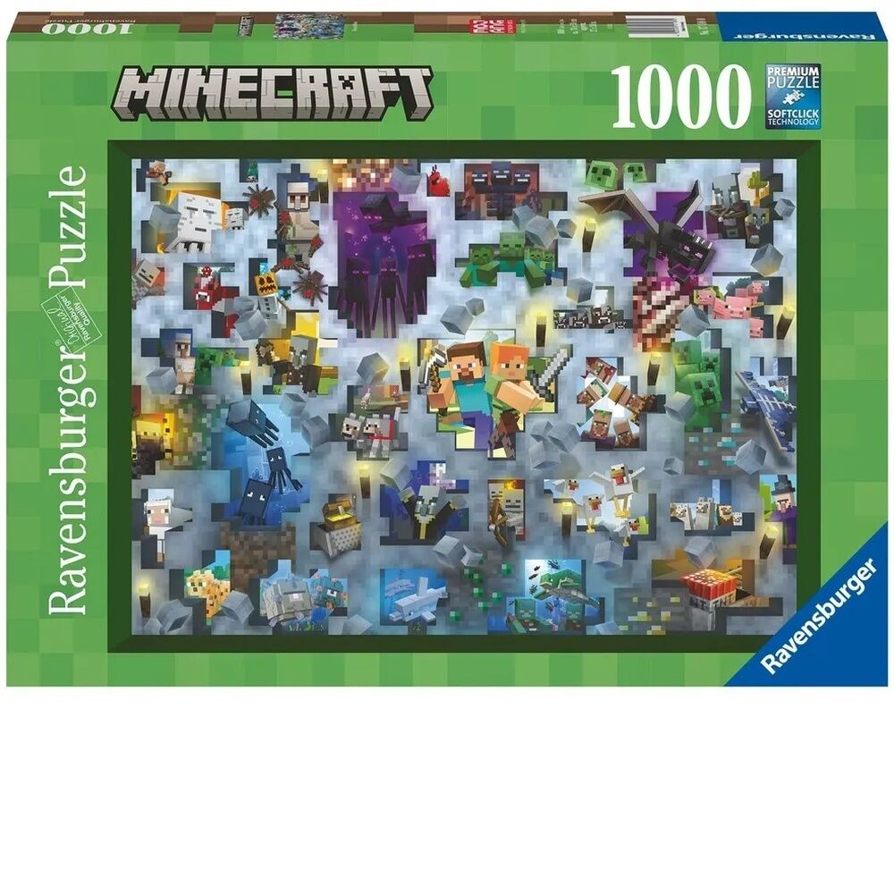 Ravensburger Puzzle 1000pc - Minecraft Challenge