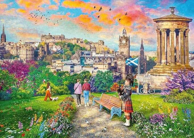 Ravensburger Puzzle 1000pc - Edinburgh Romance