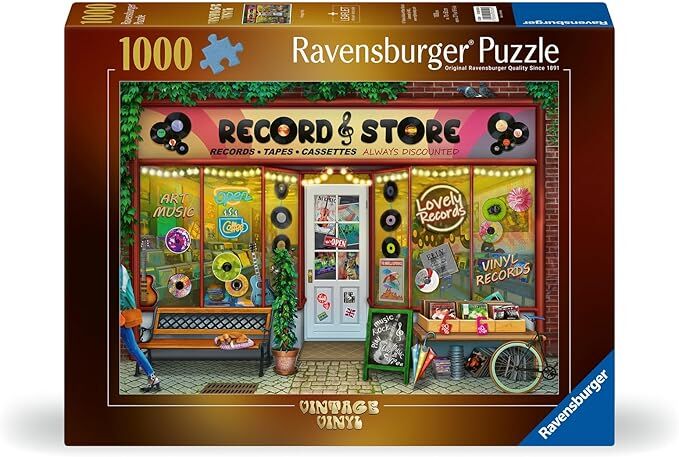 Ravensburger Puzzle 1000pc - Vintage Vinyl