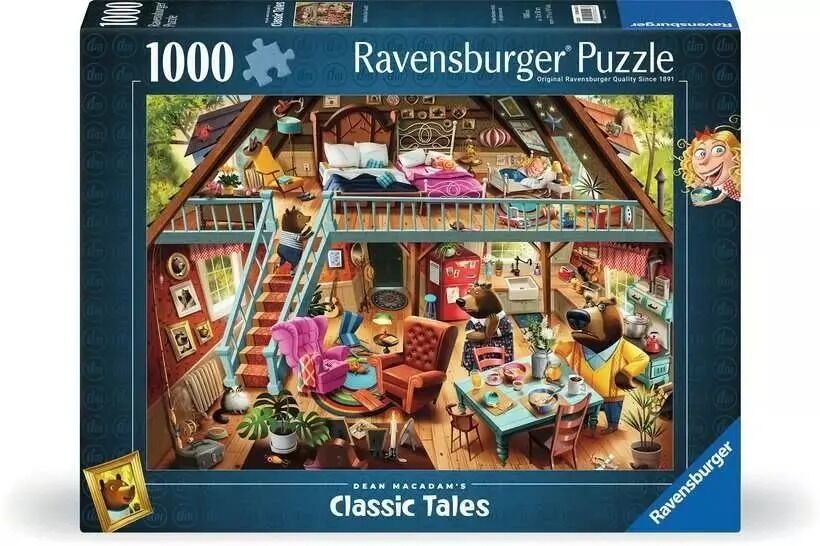 Ravensburger Puzzle 1000pc - Goldilocks Gets Caught!