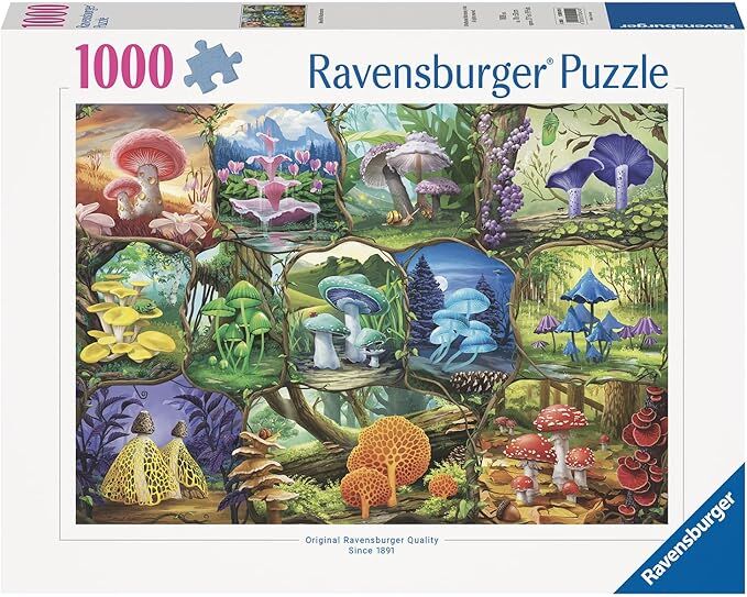 Ravensburger Puzzle 1000pc - Beautiful Mushrooms