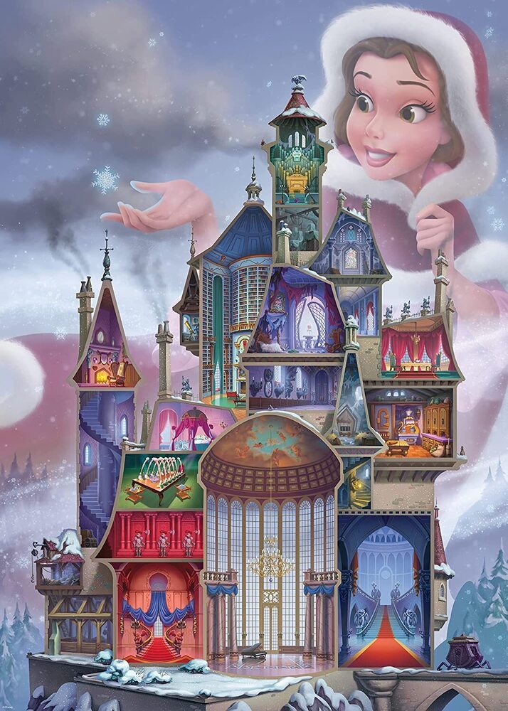 Ravensburger Puzzle 1000pc - Disney Castles - Belle
