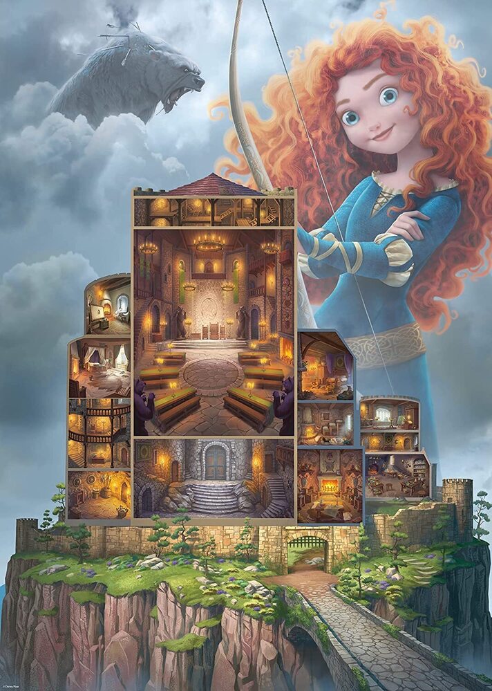 Ravensburger Puzzle 1000pc - Disney Castles - Merida