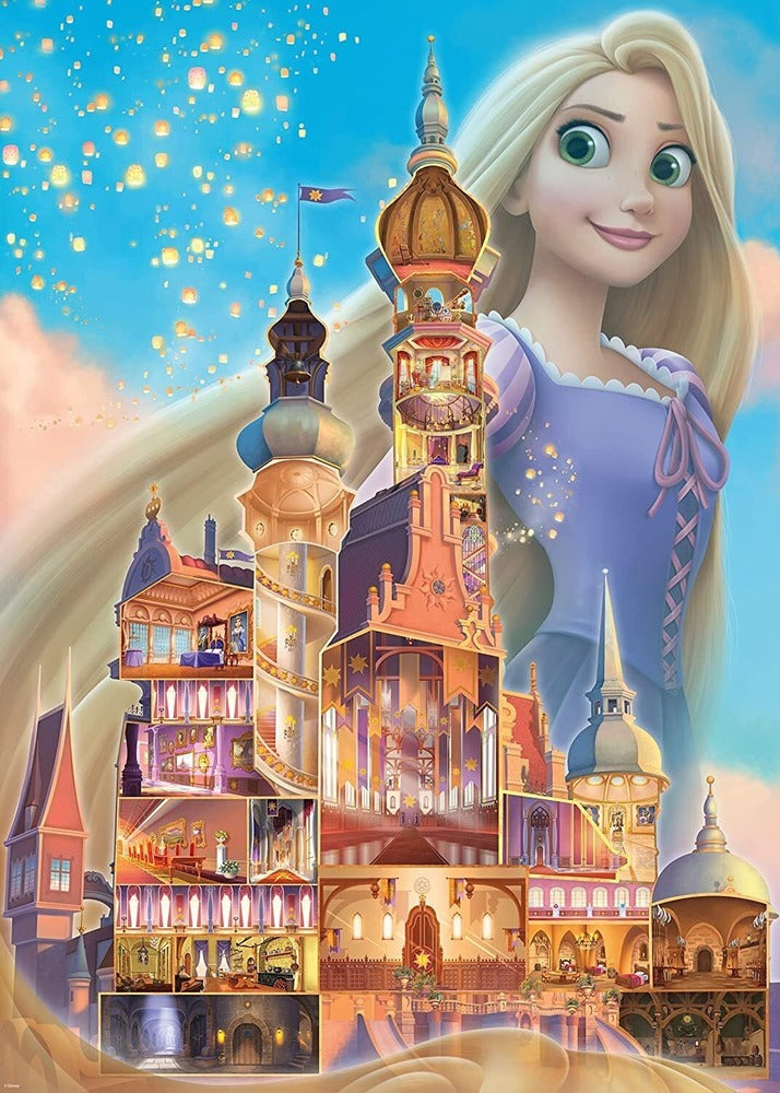Ravensburger Puzzle 1000pc - Disney Castles - Rapunzel