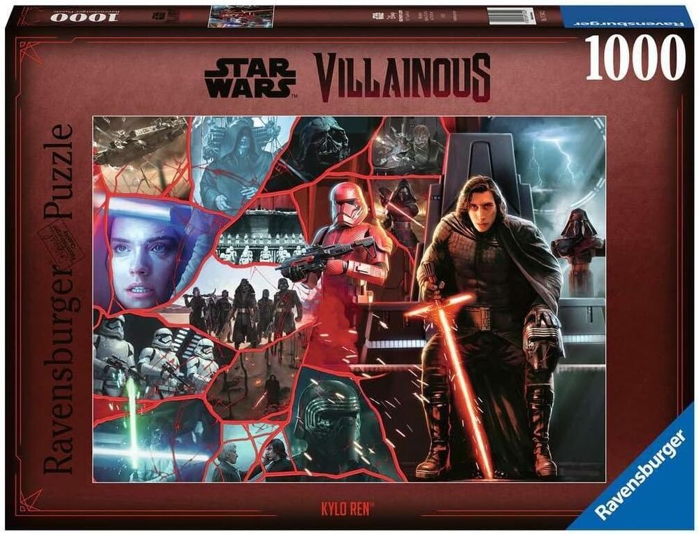 Ravensburger Puzzle 1000pc - Star Wars Villainous Kylo Ren