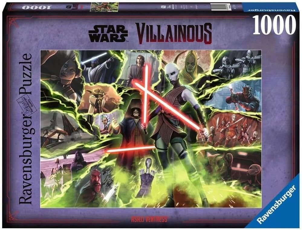 Ravensburger Puzzle 1000pc - Star Wars Villainous Asajj Ventress