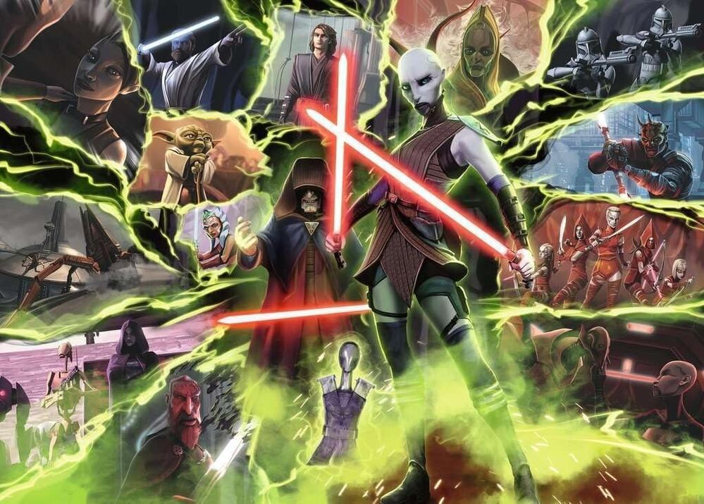 Ravensburger Puzzle 1000pc - Star Wars Villainous Asajj Ventress