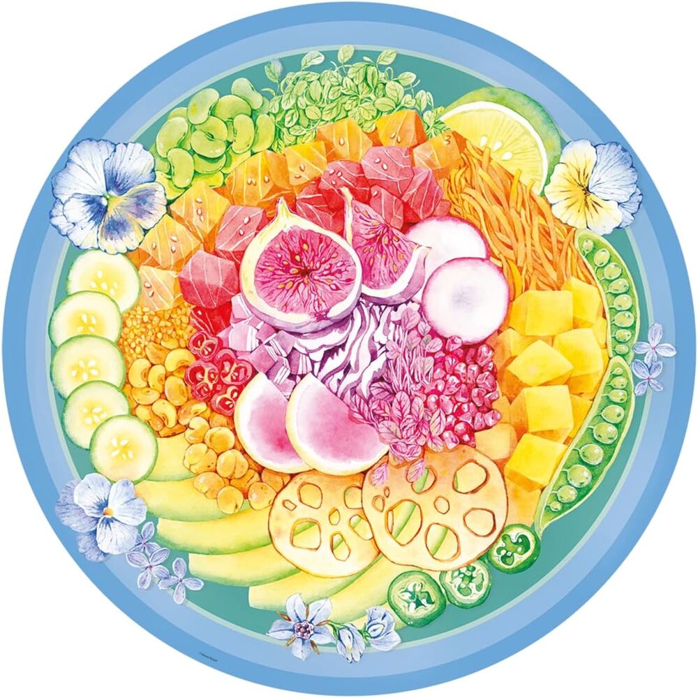 Ravensburger Puzzle 500pc - Circle of Colours Poke Bowl