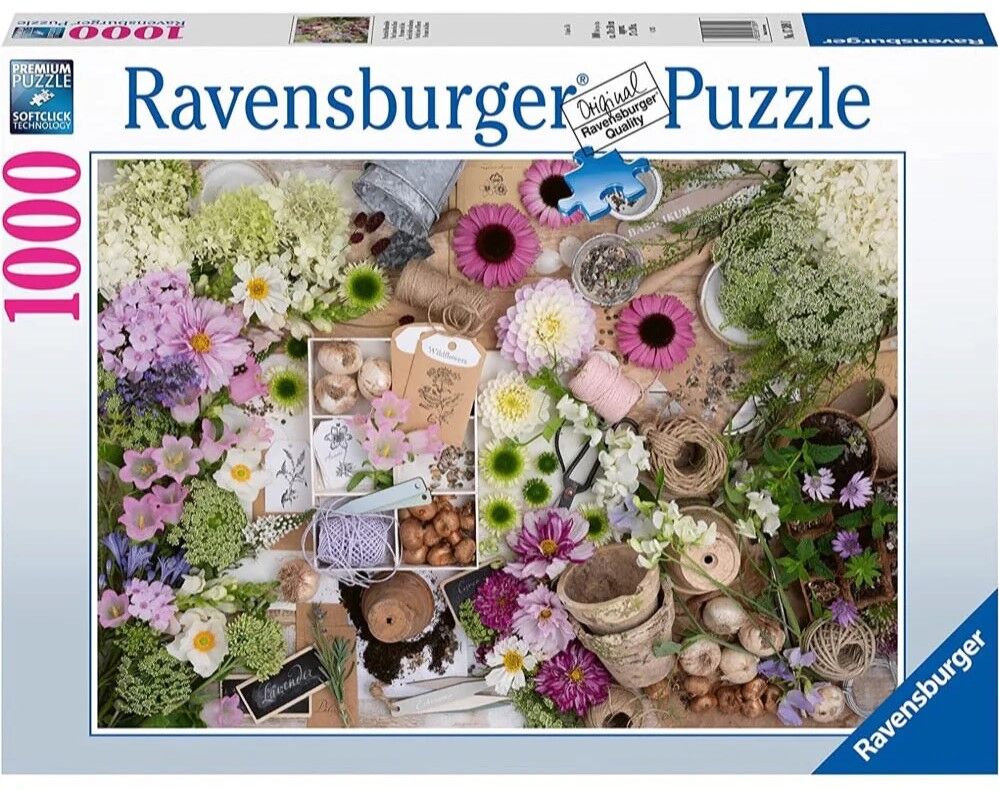 Ravensburger Puzzle 1000pc - Splendid Flower Love