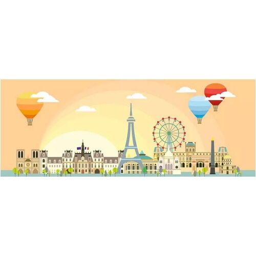 Ravensburger Puzzle 1000pc Panorama - A Day in Paris