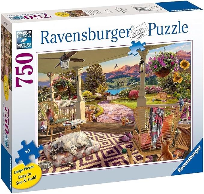 Ravensburger Puzzle 750pc Large Format - Cozy Front Porch
