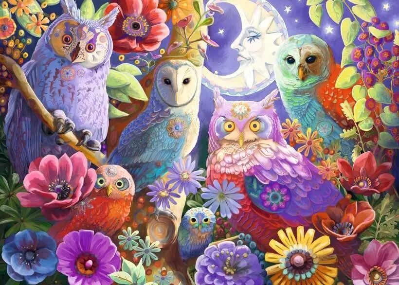 Ravensburger Puzzle 300pc Large Format - Night Owl Hoot
