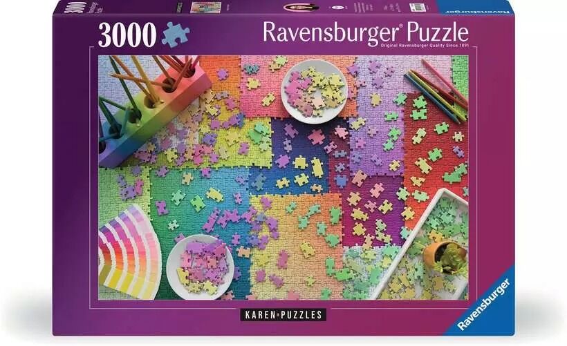 Ravensburger Puzzle 3000pc - Puzzles on Puzzles