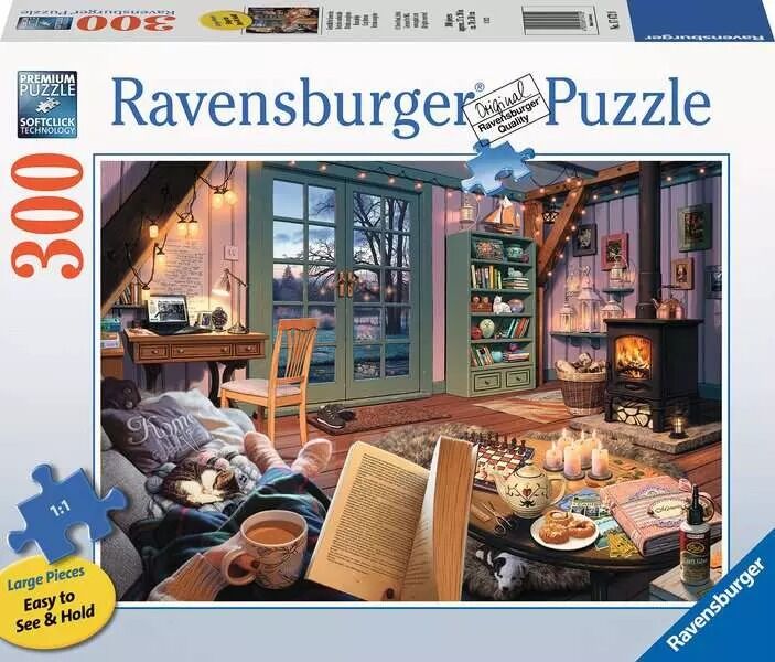 Ravensburger Puzzle 300pc Large Format - Cozy Retreat