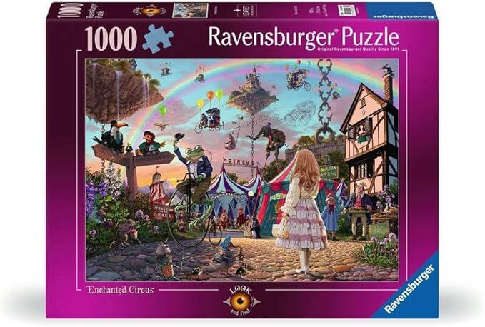 Ravensburger Puzzle 1000pc - Look & Find No. 2 Enchanted Circus