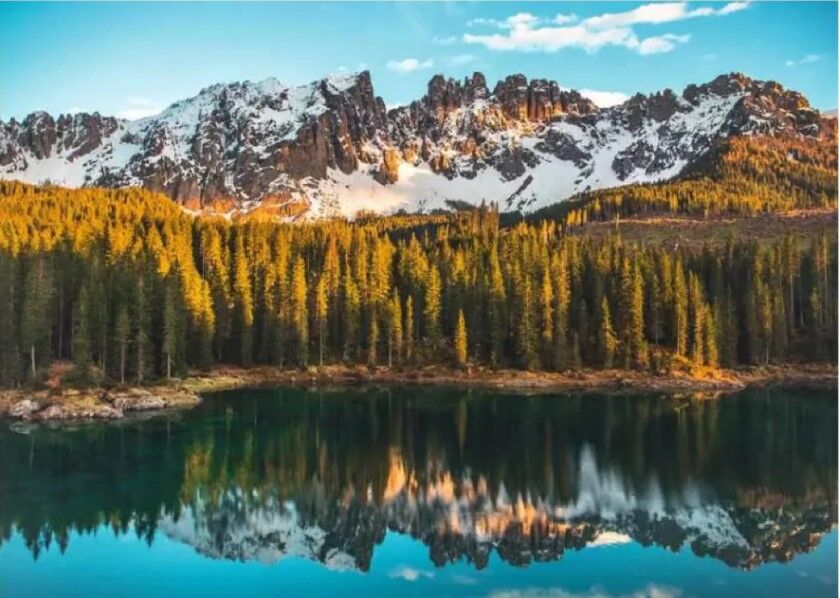 Ravensburger Puzzle 1000pc - Lake Carezza