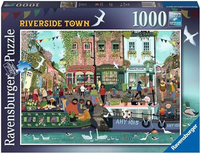 Ravensburger Puzzle 1000pc - Riverside Town
