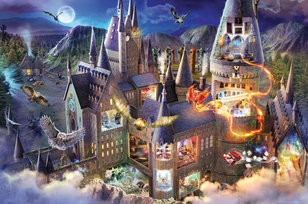 Ravensburger Puzzle 3000pc - Hogwarts Castle Cutaway