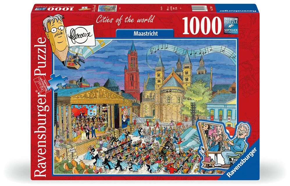 Ravensburger Puzzle 1000pc - Fleroux Cities of the World Maastricht