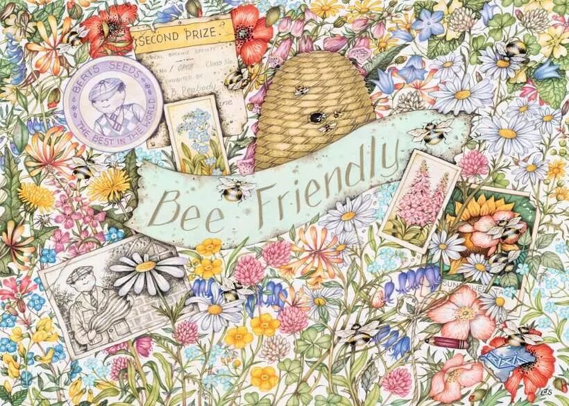 Ravensburger Puzzle 1000pc - Bee Friendly