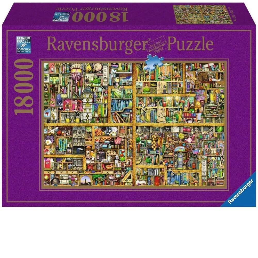 Ravensburger Puzzle 18000pc - Colin Thompson Magical Bookcase