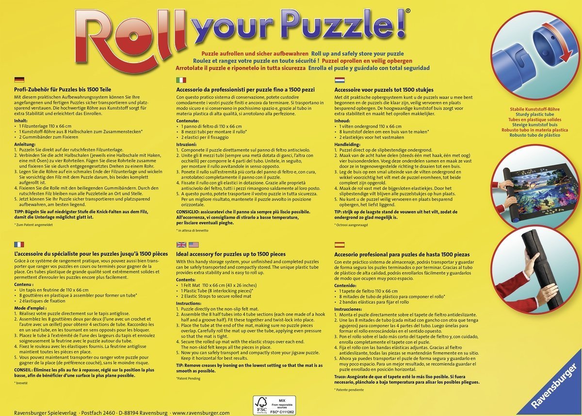 Ravensburger Roll Your Puzzle! 300 - 1500pc