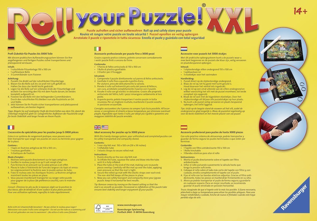 Ravensburger Roll Your Puzzle! XXL 1000 - 3000pc
