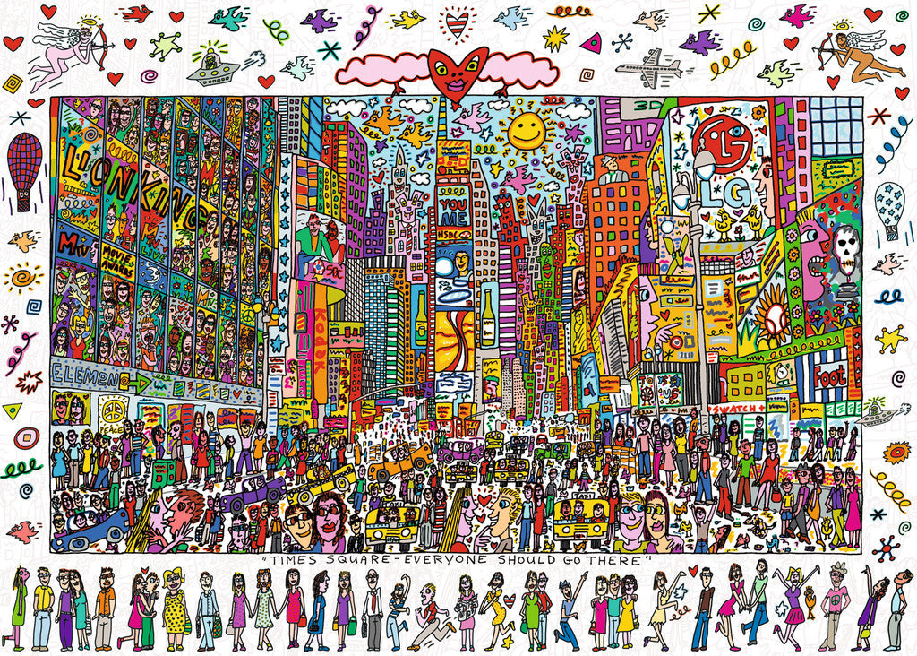 Ravensburger Puzzle 1000pc - Rizzi: Times Square