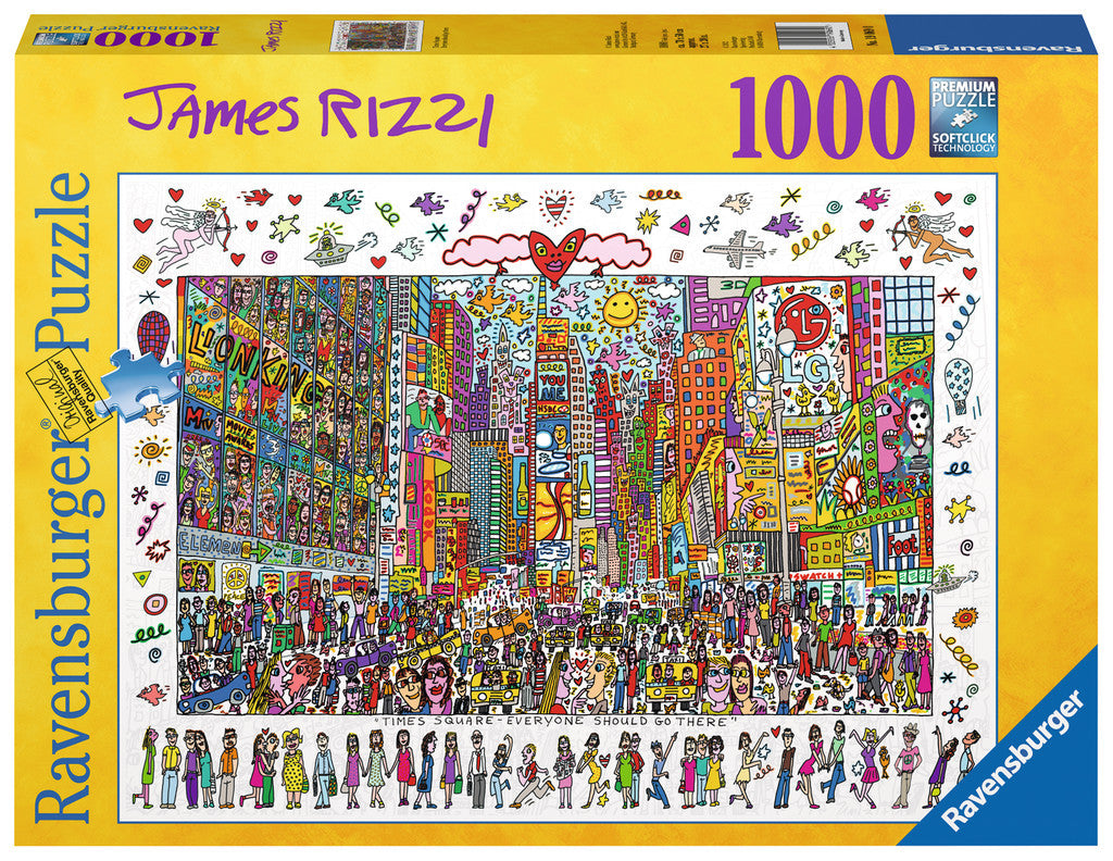 Ravensburger Puzzle 1000pc - Rizzi: Times Square