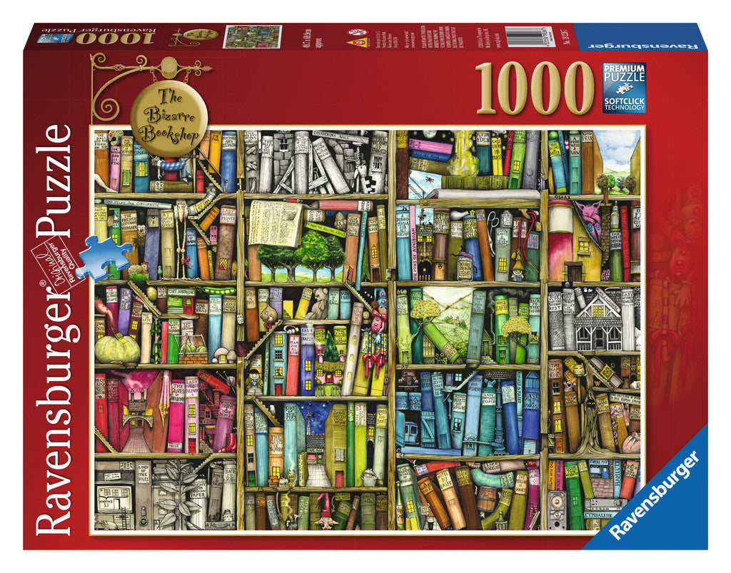 Ravensburger Puzzle 1000pc - The Bizarre Bookshop