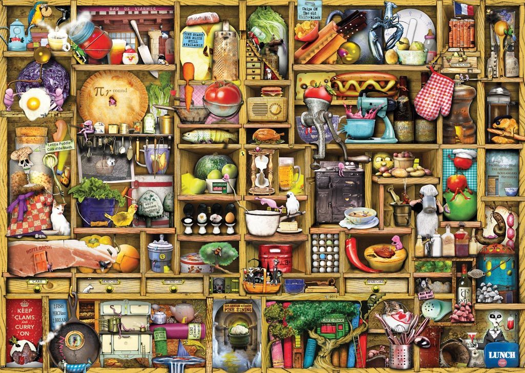 Ravensburger Puzzle 1000pc - The Kitchen Cupboard
