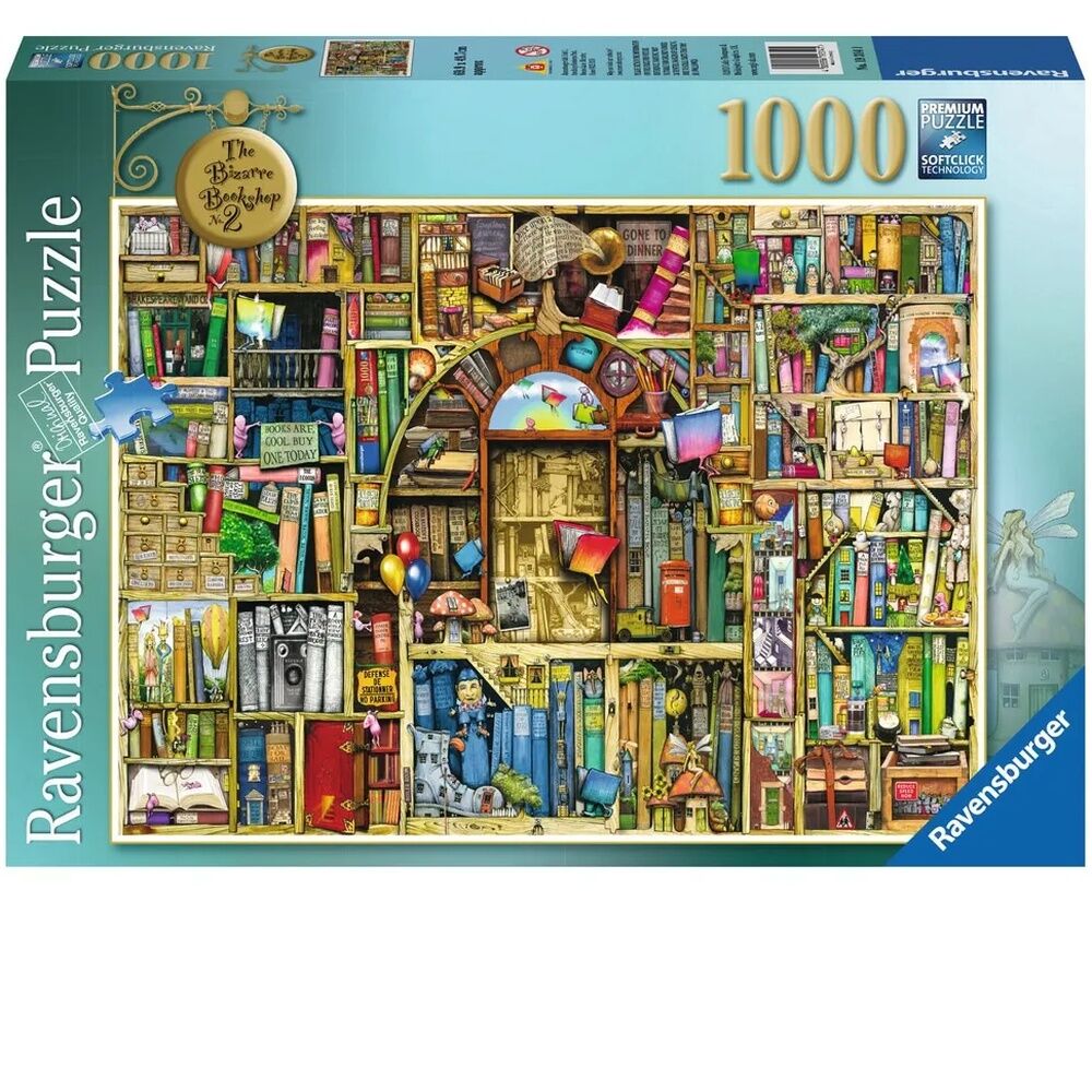 Ravensburger Puzzle 1000pc - The Bizarre Bookshop 2