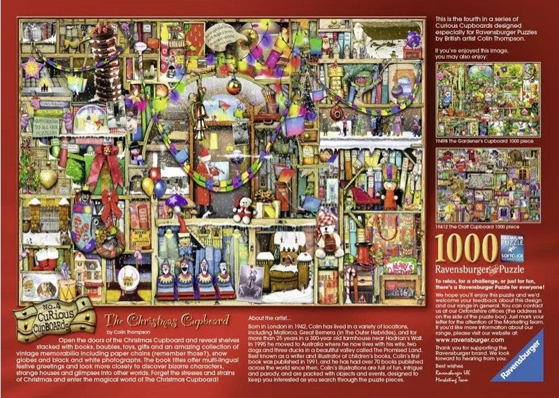 Ravensburger Puzzle 1000pc - The Christmas Cupboard