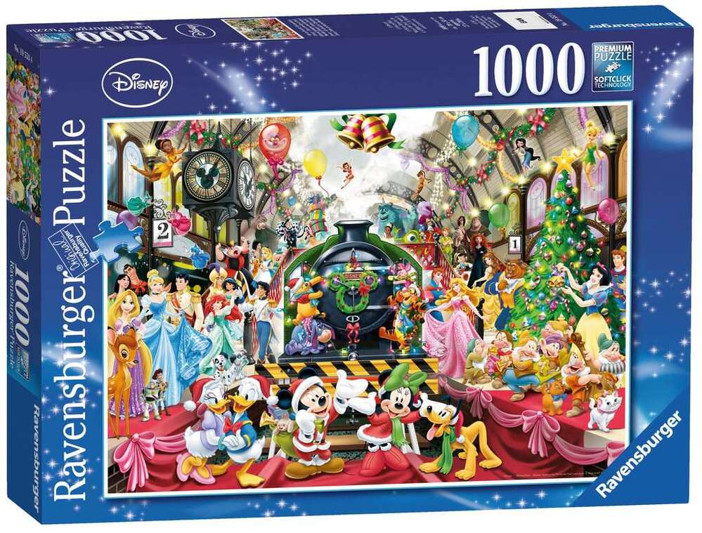 Ravensburger Puzzle 1000pc - Disney All Aboard for Christmas!