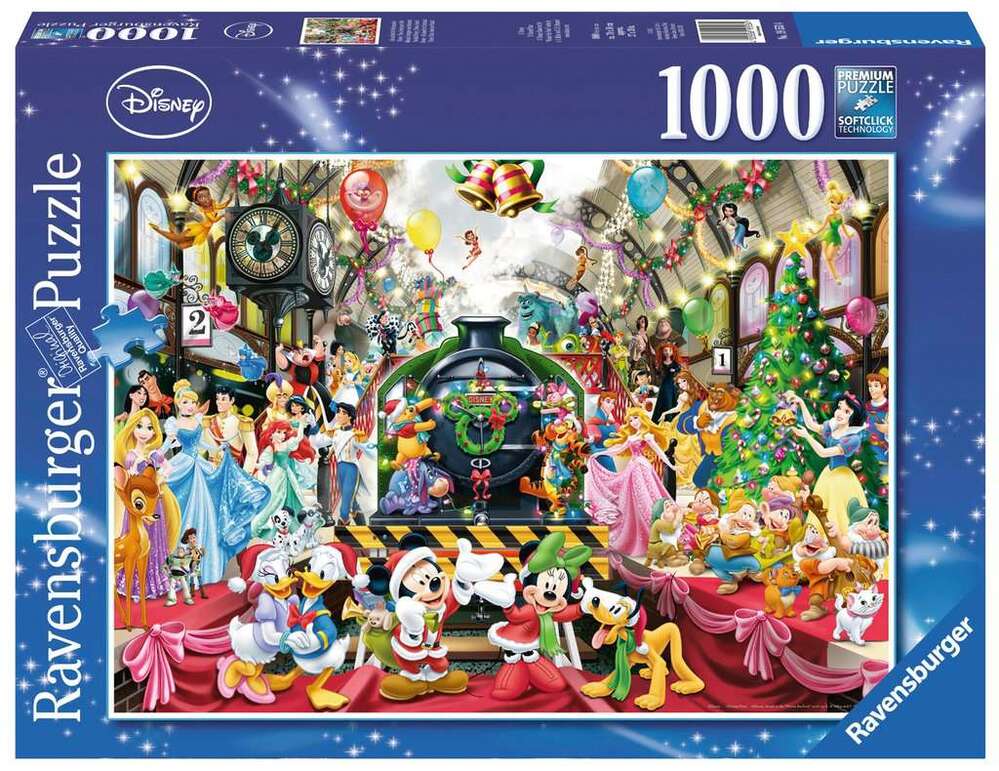 Ravensburger Puzzle 1000pc - Disney All Aboard for Christmas!