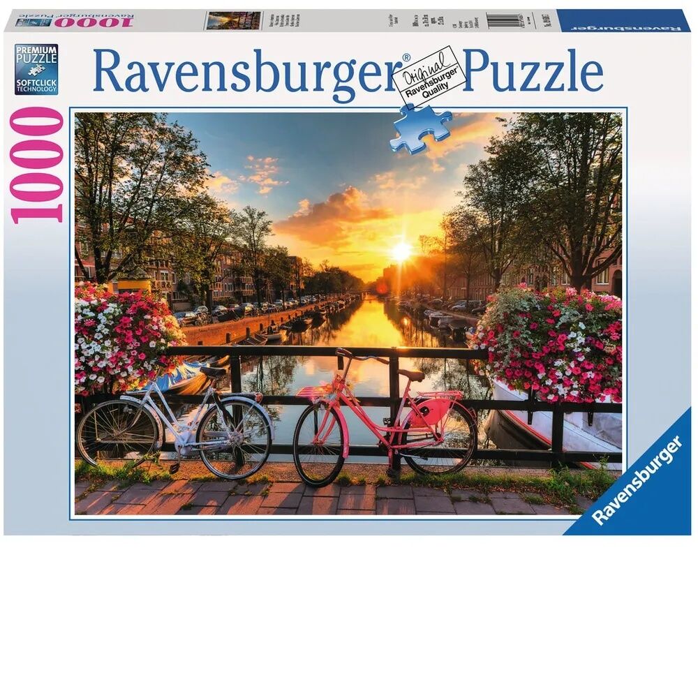 Ravensburger Puzzle 1000pc - Bicycles In Amsterdam