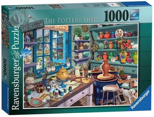 Ravensburger Puzzle 1000pc - My Haven No 3 The Pottery Shed