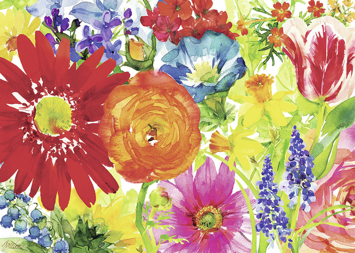Ravensburger Puzzle 1000pc - Abundant Blooms