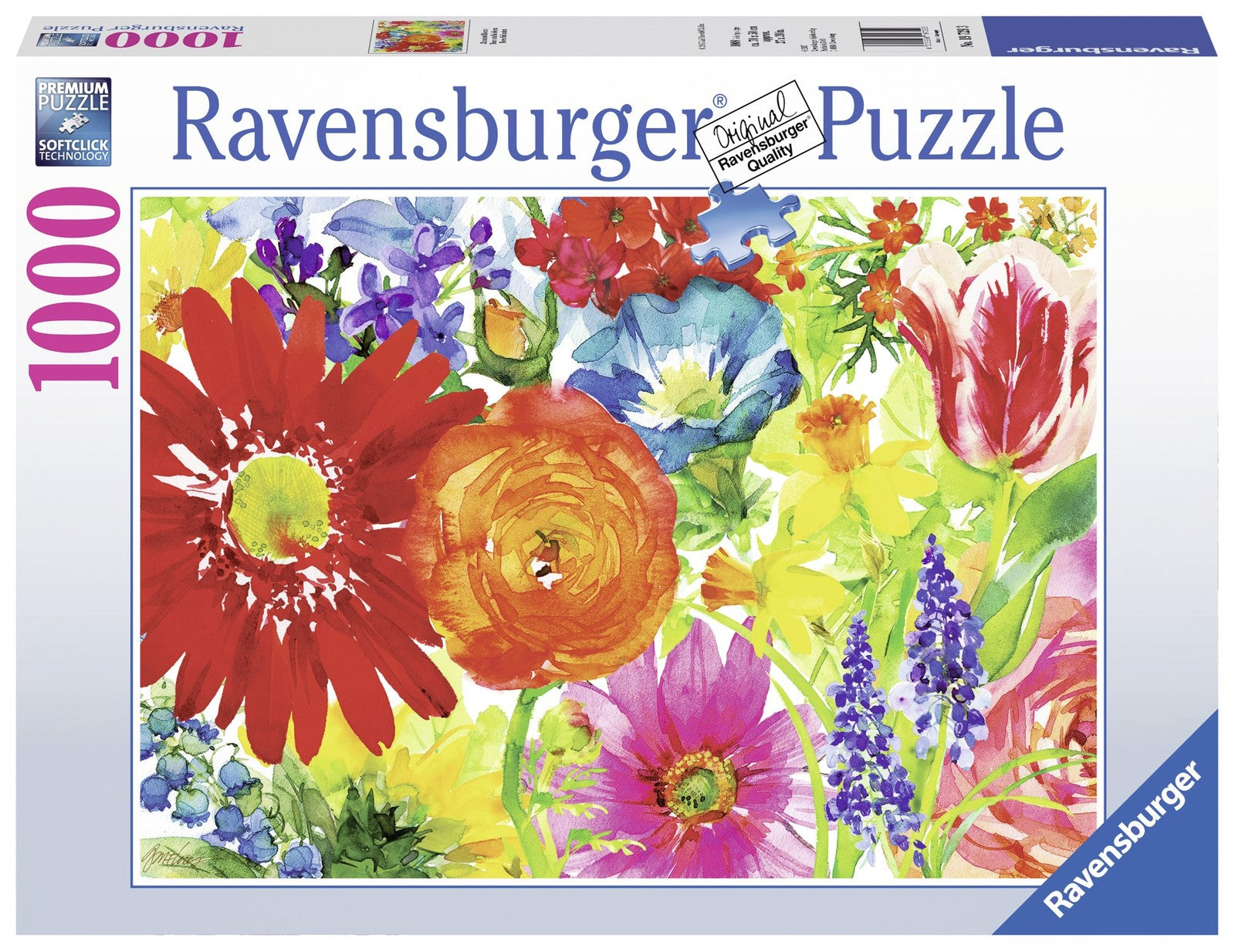 Ravensburger Puzzle 1000pc - Abundant Blooms