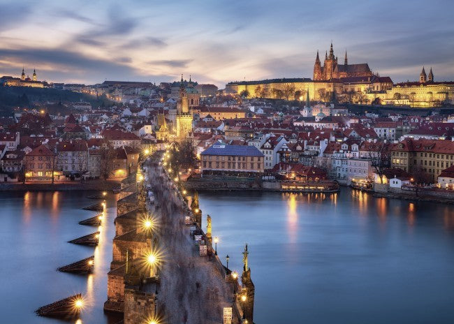 Ravensburger Puzzle 1000pc - Prague At Night