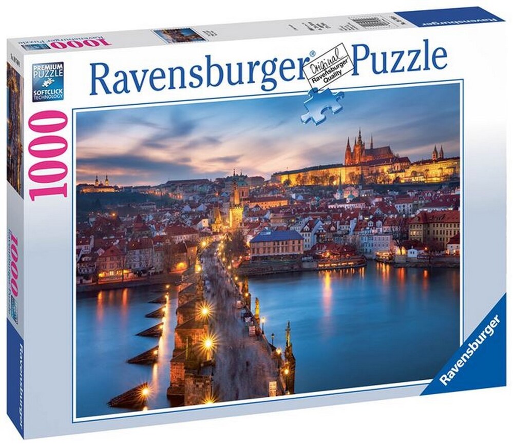 Ravensburger Puzzle 1000pc - Prague At Night