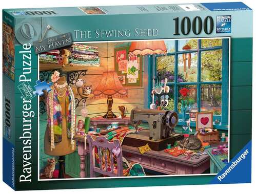Ravensburger Puzzle 1000pc - My Haven No 2 The Sewing Shed