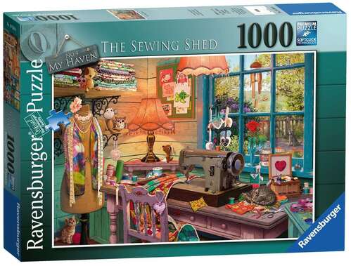Ravensburger Puzzle 1000pc - My Haven No 2 The Sewing Shed