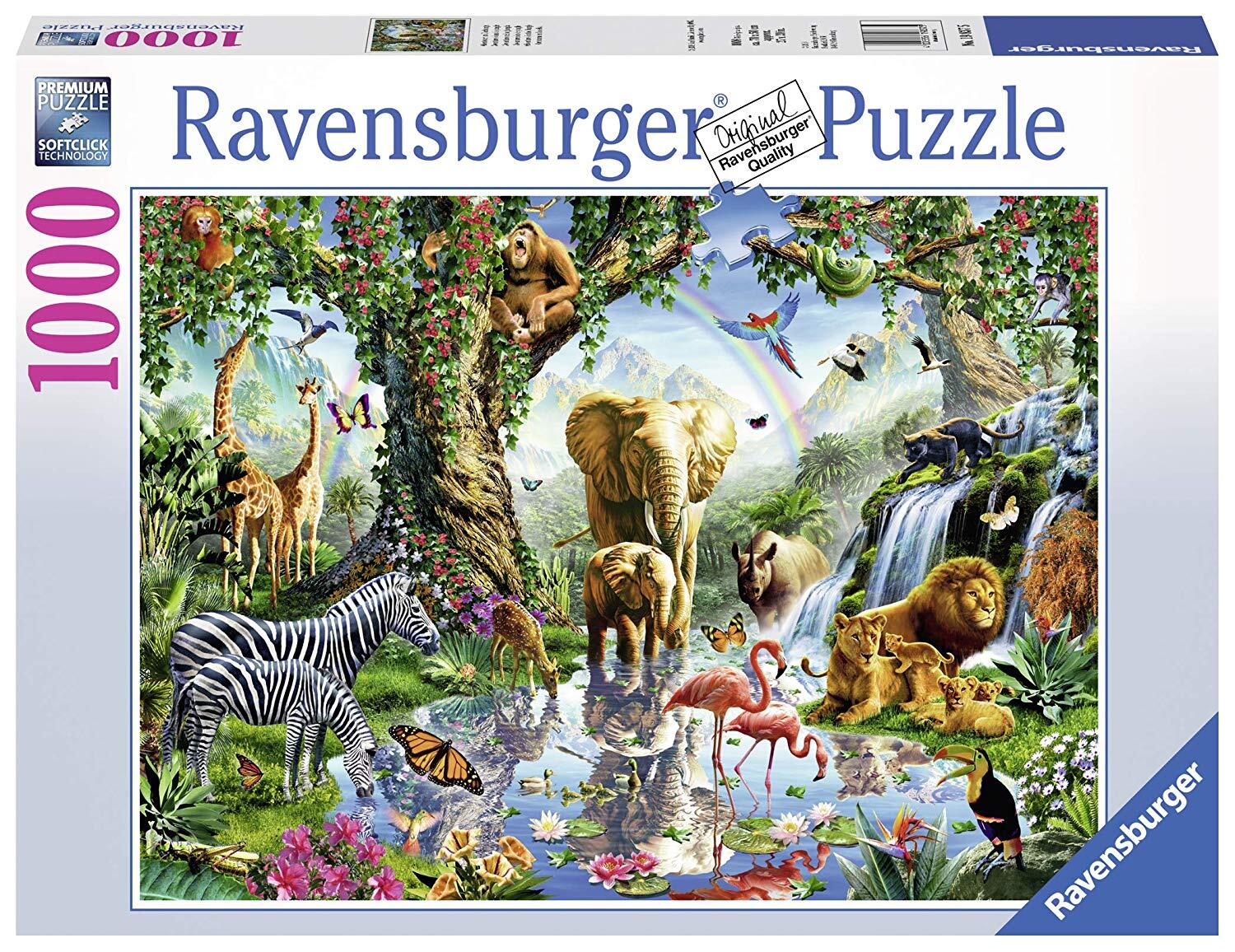 Ravensburger Puzzle 1000pc - Adventures in the Jungle