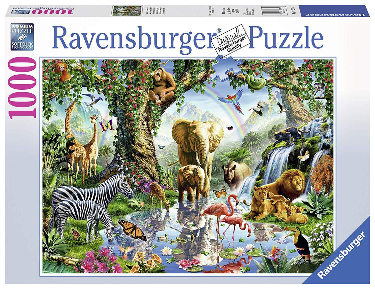 Ravensburger Puzzle 1000pc - Adventures in the Jungle