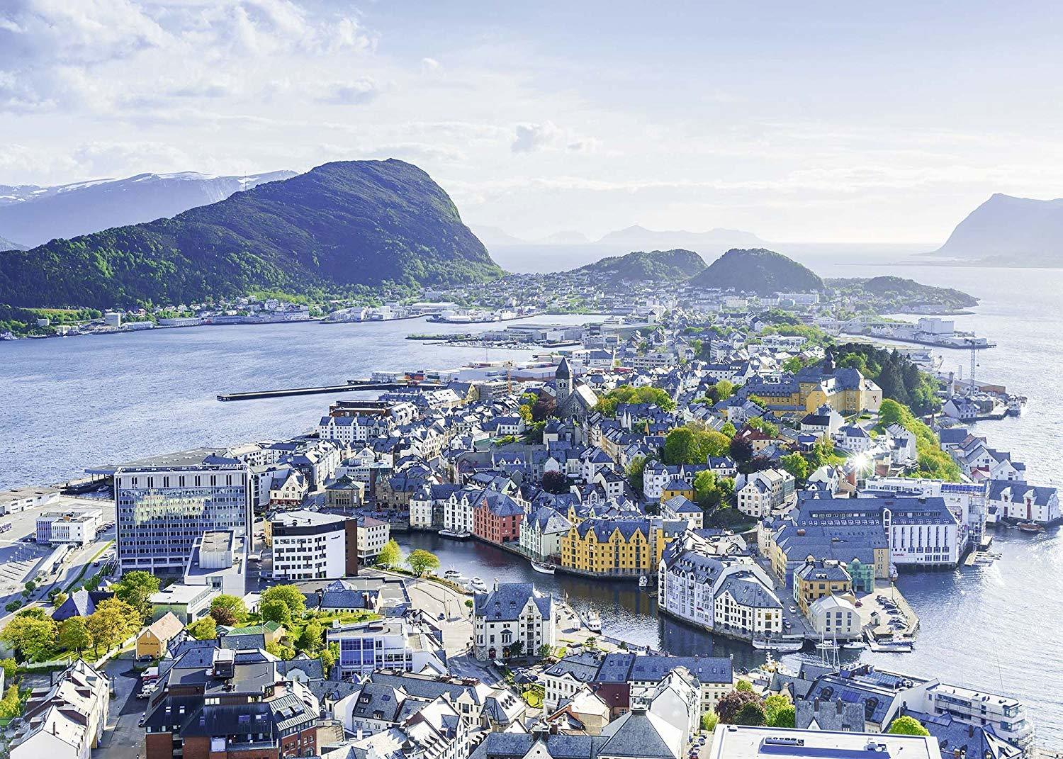 Ravensburger Puzzle 1000pc - Norway: Above Ålesund